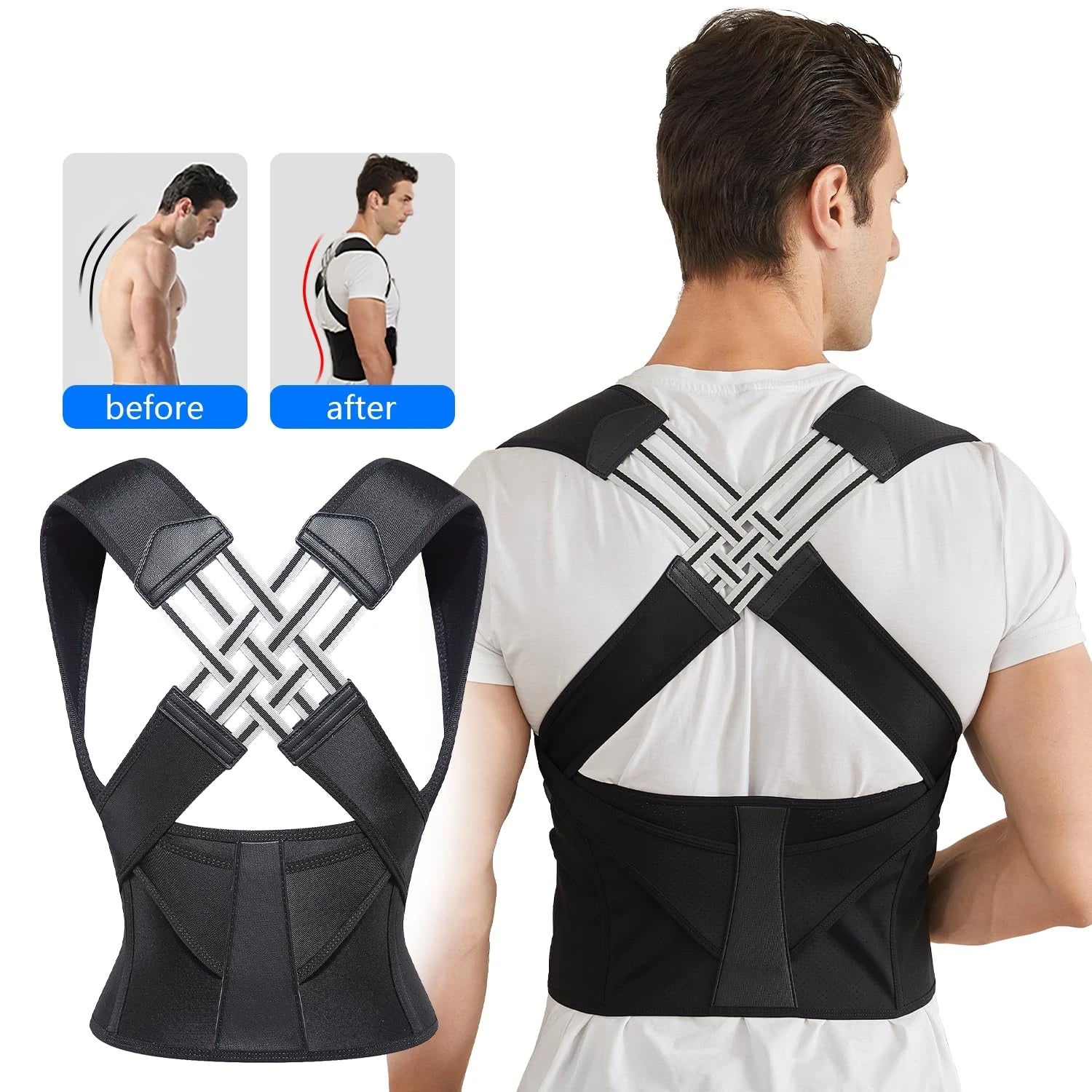 "Embrace Confidence with Every Straightened Posture"