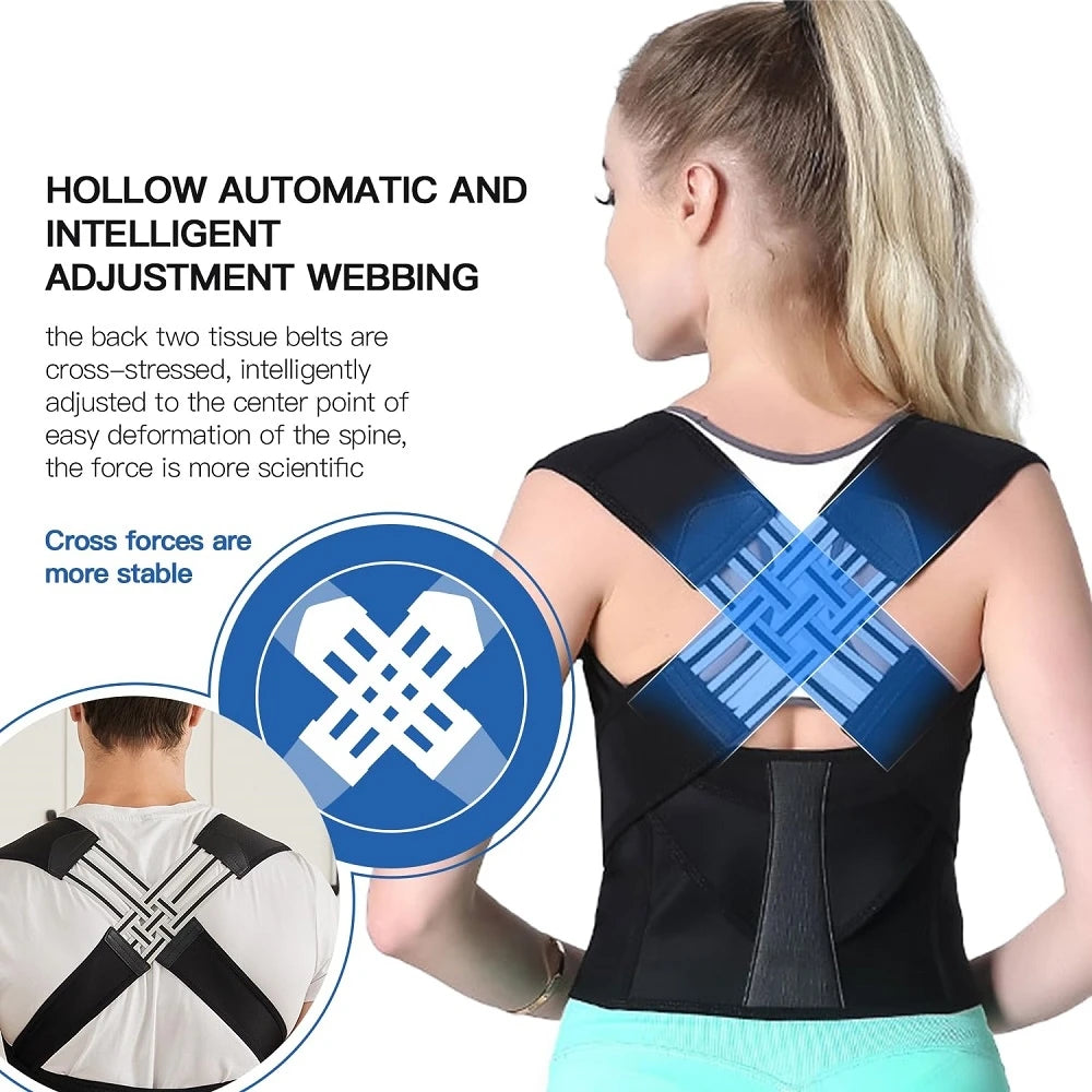 "Embrace Confidence with Every Straightened Posture"